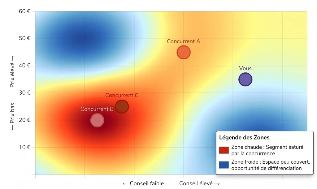 Carte de positionnement | Business Plan Editor